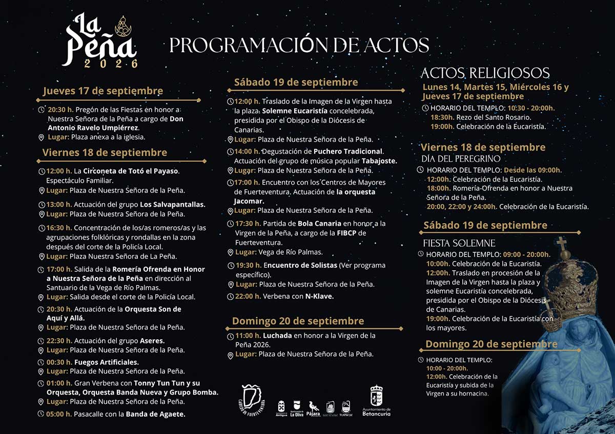 Festa de La Peña 2026: programma e orari a Fuerteventura 2 Festa de la Peña 2026